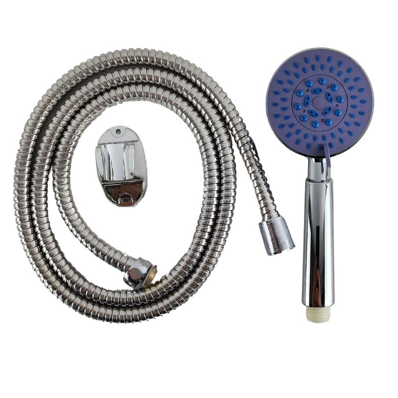 GENERICO - Kit Ducha Telefono Europeo Cabezal Grande Con Flexible 150cm