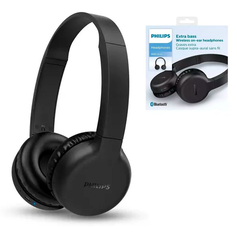 PHILIPS - Audífonos Bluethooth Philips 15 horas autonomia