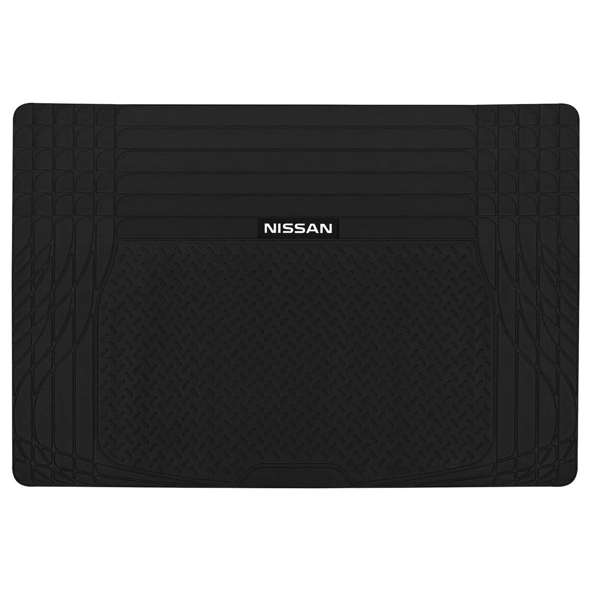 GENERICO - Piso Goma Maleta Maletero Con Marca Nissan Para Vehiculo