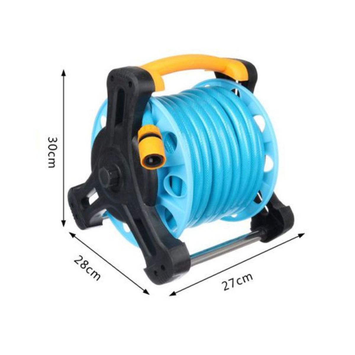 GENERICO - Juego de Manguera Retráctil Multiuso con Riel para Jardín