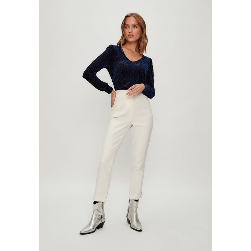IO - Pantalon Liso Blanco iO