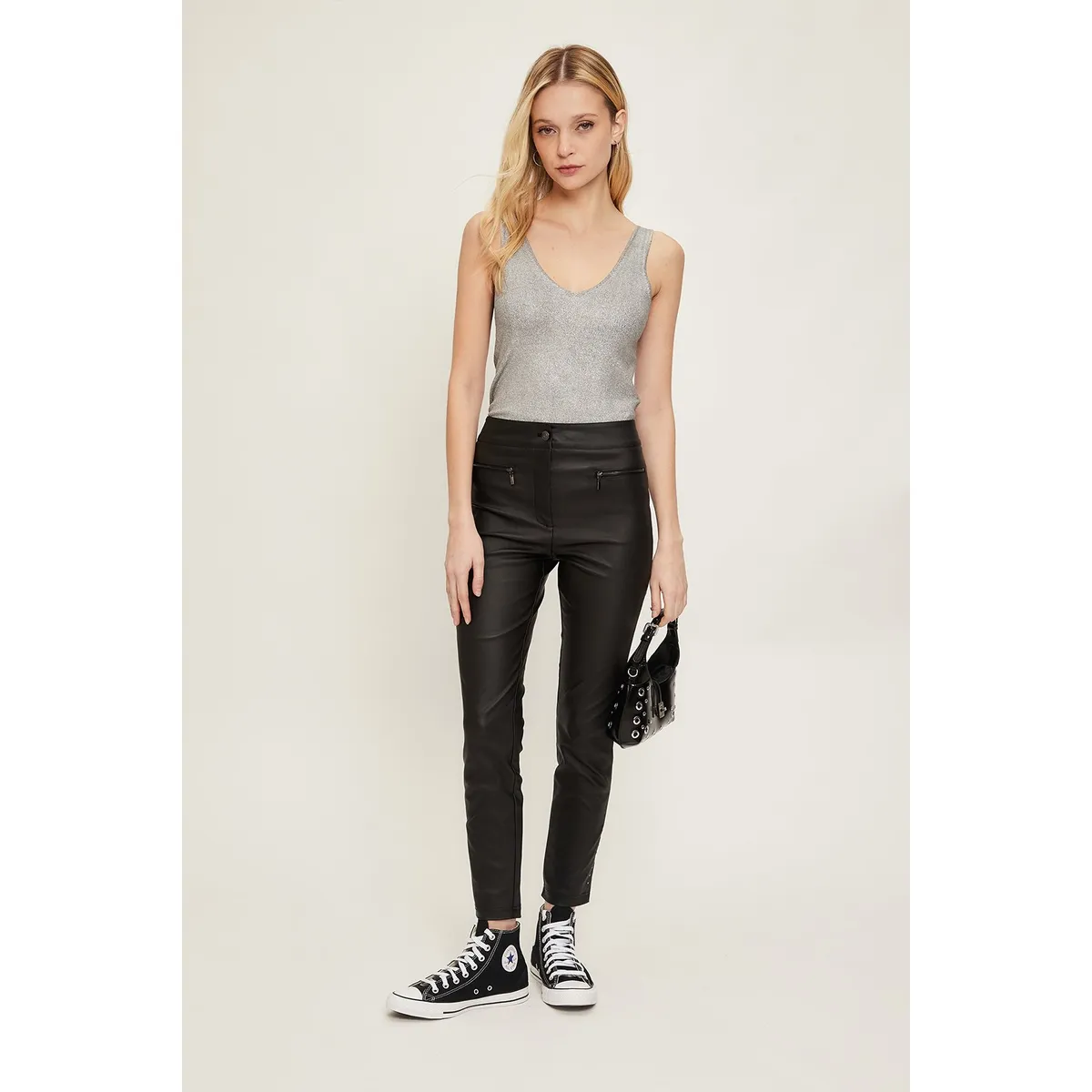 IO - Pantalon Negro Mujer Io