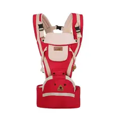 GENERICO - Mochila Portabebé 3 En 1 Ajustables Asiento Removible