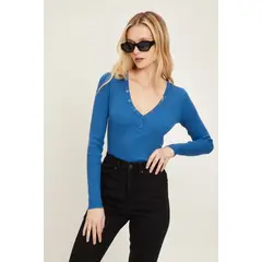 IO - Sweater Liso Azul