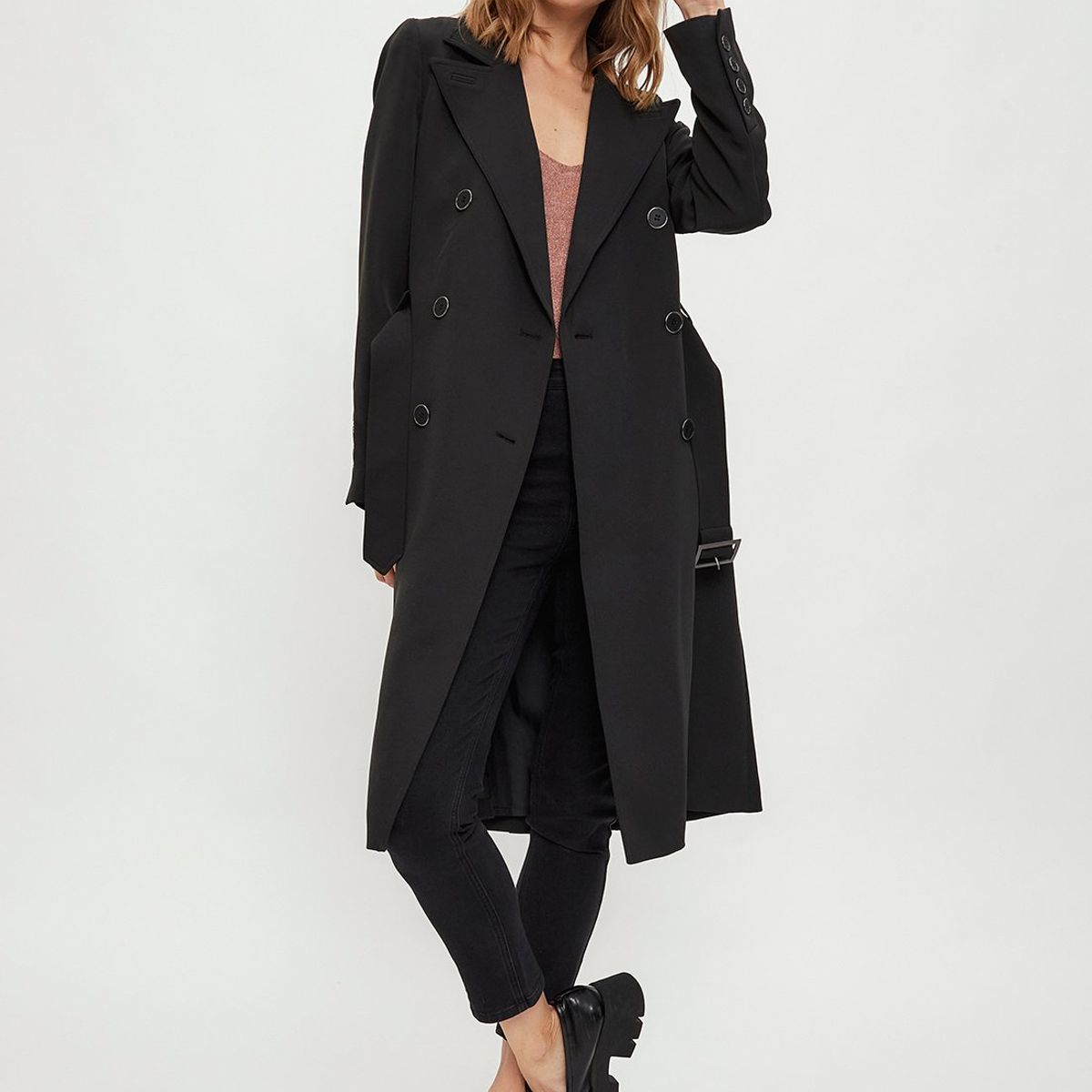 IO - Impermeable Negro Mujer Io