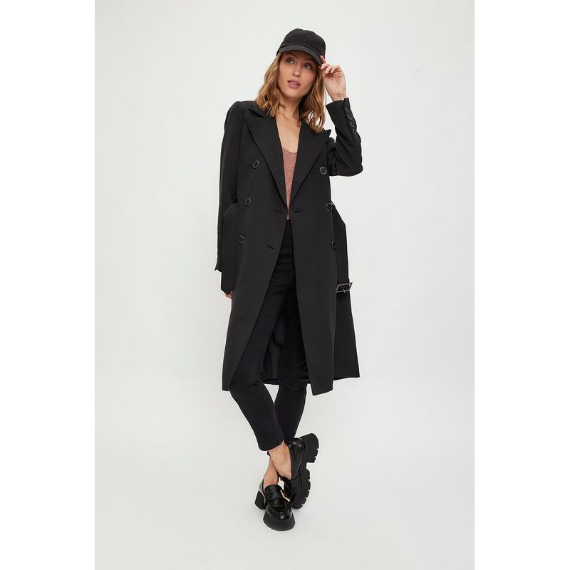 IO - Impermeable Negro Mujer Io