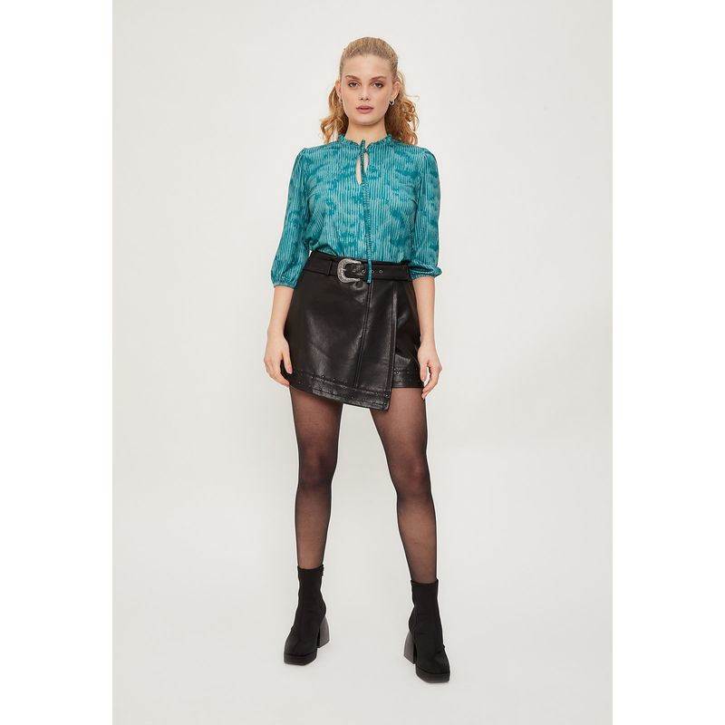 IO - Polera Manga Larga Verde Musgo Mujer Io