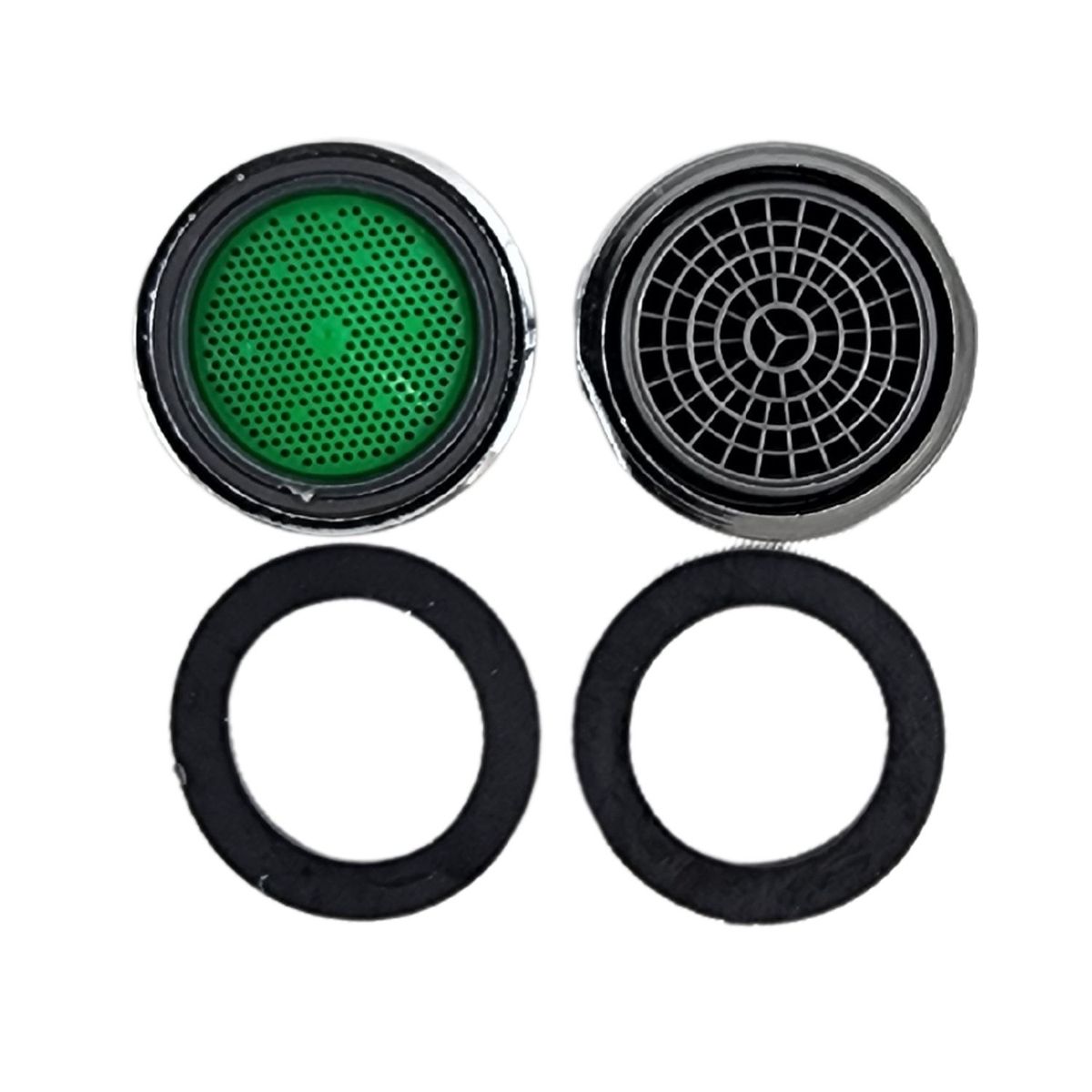 GENERICO - Set Filtro de Grifo 2 Piezas Verde Accesorio Baño