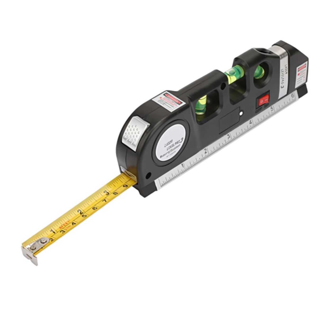 GENERICO - Cinta Metrica Regla Nivel Laser Horizontal 3 Modos