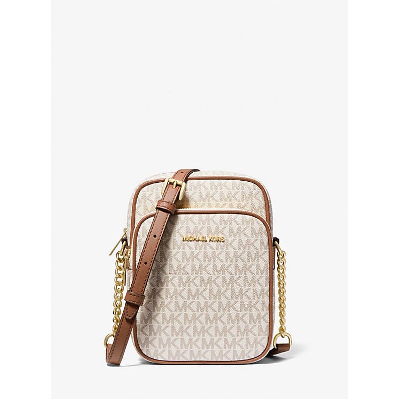 MICHAEL KORS - Crossbody Micheal Kors chain xbody monograma Vainilla