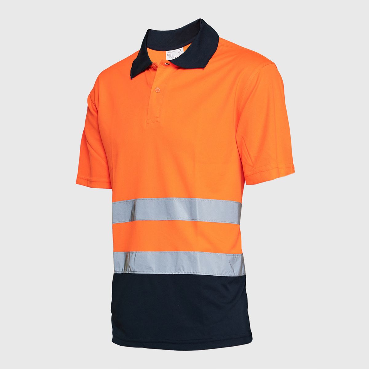 JAYSON - Polera Alta Visibilidad MC Cuello Camisero Naranja AV JAYSON