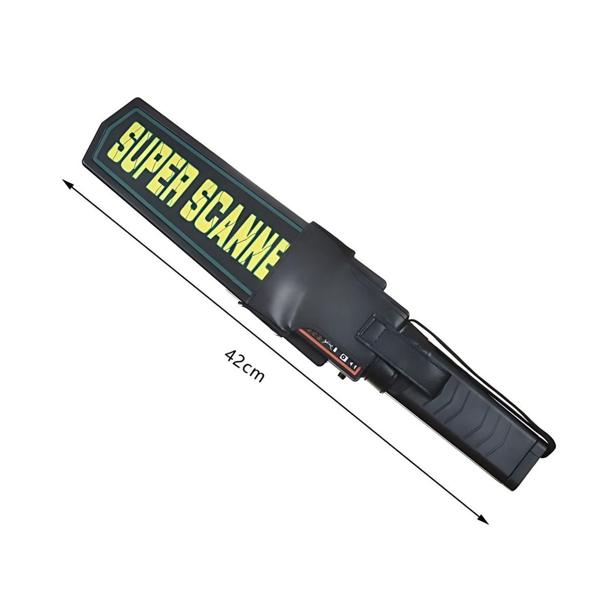 GENERICO - Detector de Metales Portátil 42cm Seguridad Profesional