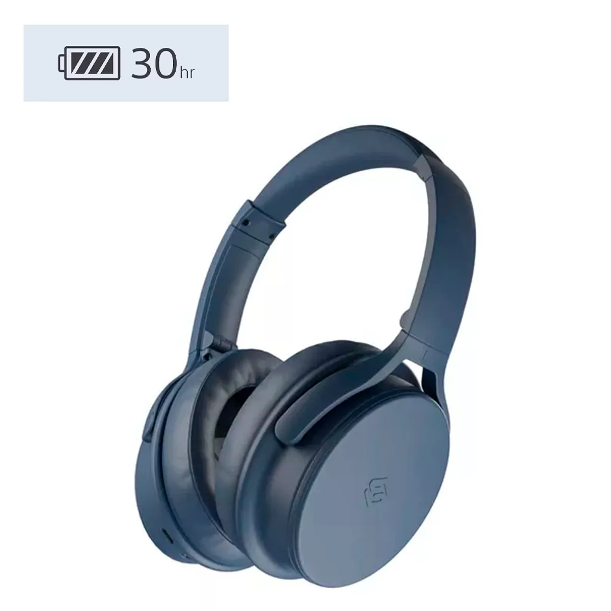 SLEVE - Audífonos Bluethooth Casco Batería 30 horas Waterproof Azul