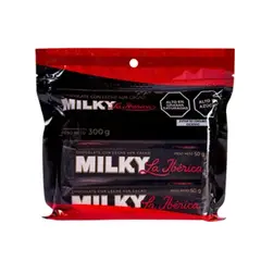 LA IBERICA - PACK X6 BARRAS DE CHOCOLATE MILKY 40% CACAO 50G LA IBÉRICA