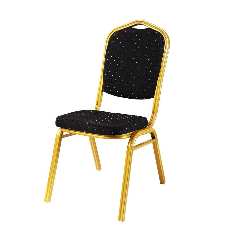 GENERICO - Silla de comedor restaurante banquete eventos negra