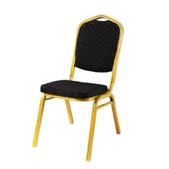 GENERICO - Silla de comedor restaurante banquete eventos negra