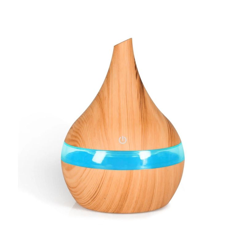 GENERICO - Humidificador Difusor Luz LED Color Marron Claro