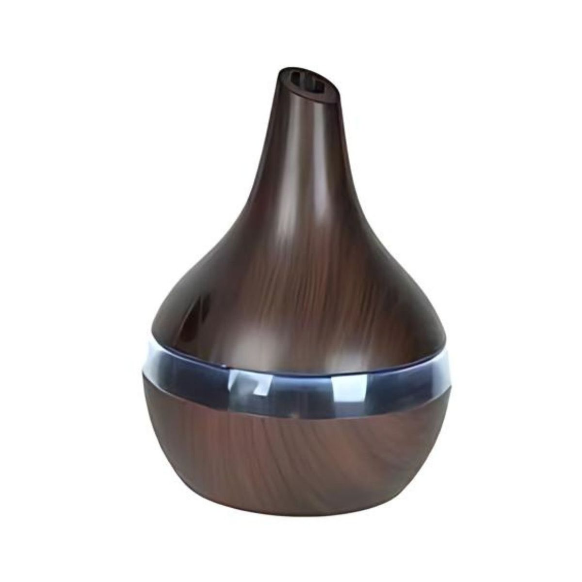 GENERICO - Humidificador Difusor Luz LED Color Marrón Oscuro