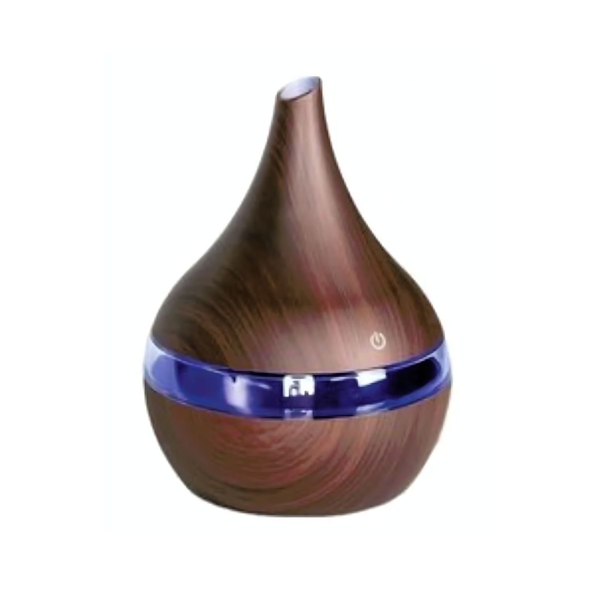 GENERICO - Humidificador Difusor Luz LED Color Marrón Oscuro