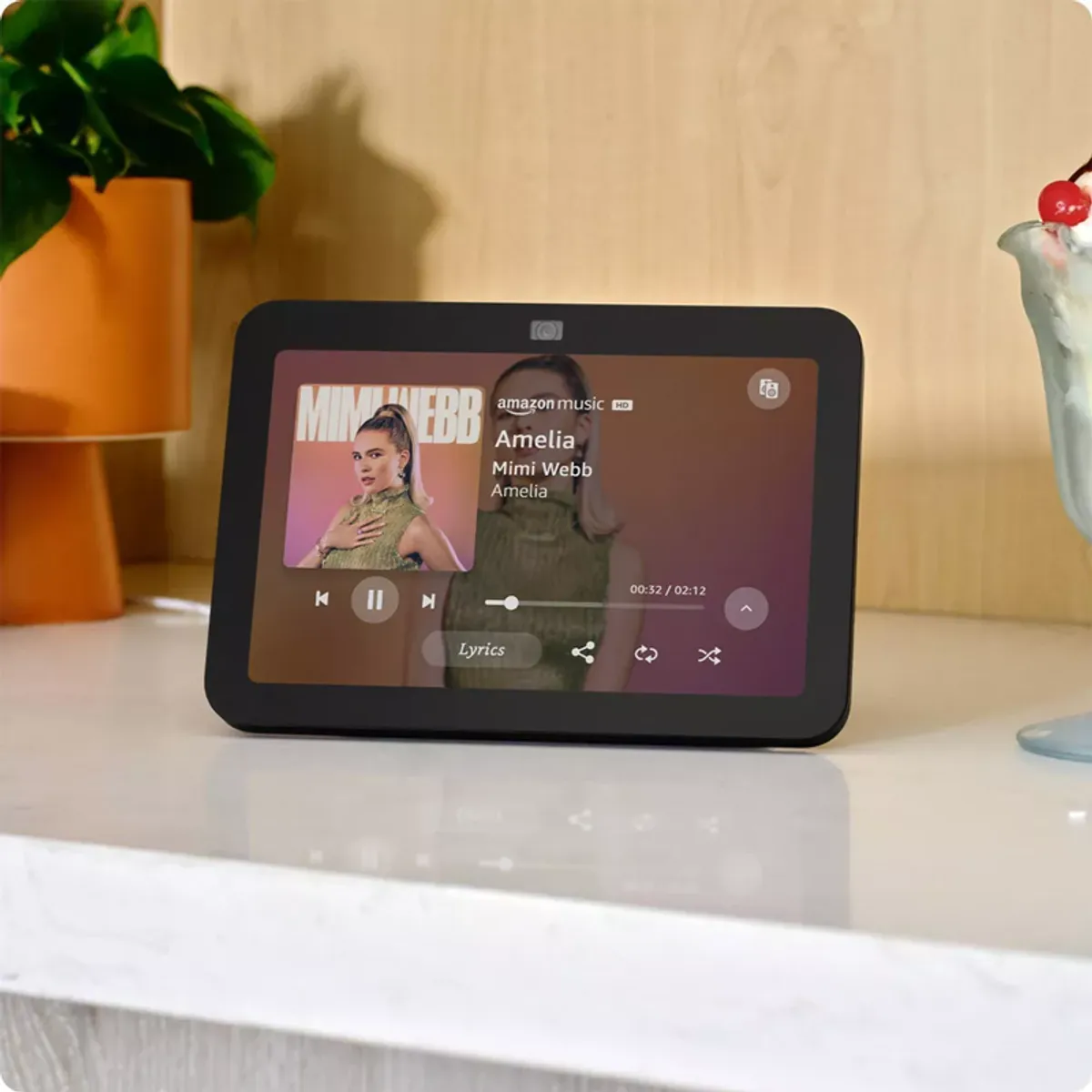 AMAZON - Pantalla Inteligente Amazon Echo Show 8 HD con Alexa y Bluetooth