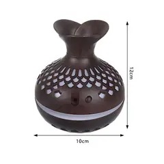 GENERICO - Pack Humificador Forma de Flor Más 6 Esencias Aromáticas