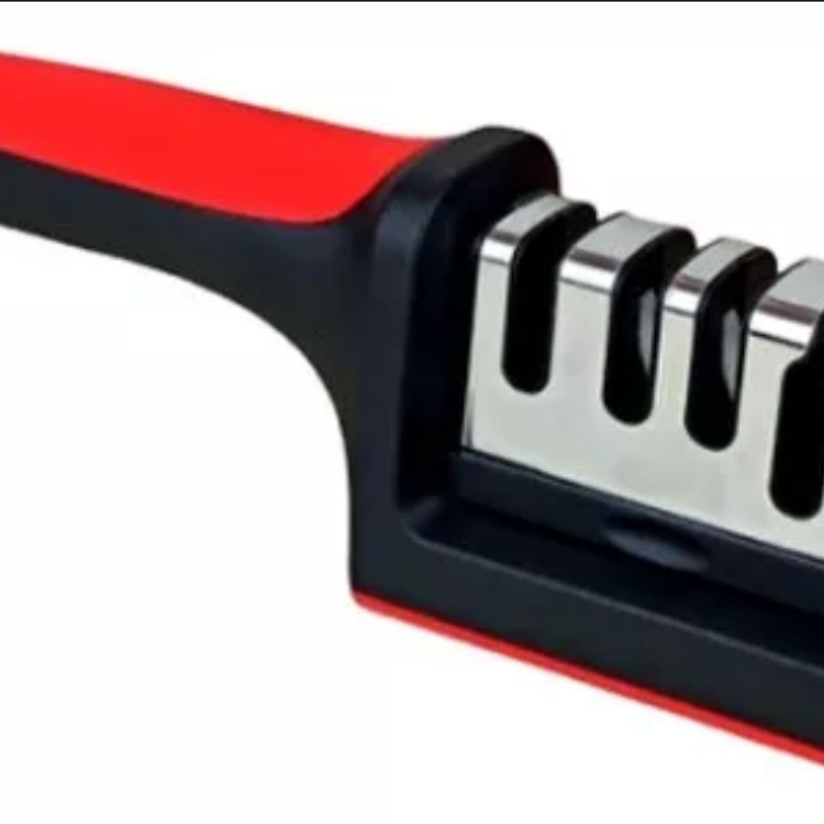 GENERICO - Afilador De Cuchillos De 3 Filos De Acero Inoxidable 4 En 1
