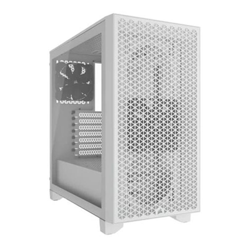 CORSAIR - Gabinete Corsair 3000D AirFlow White Vidrio Templado ATX