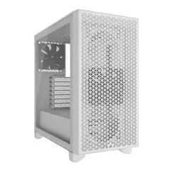 CORSAIR - Gabinete 3000D AirFlow White Vidrio Templado ATX