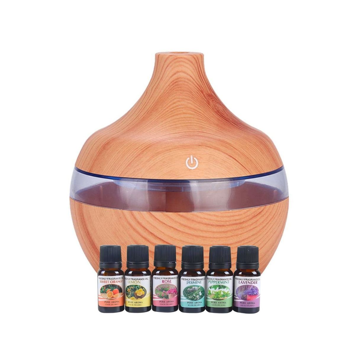 GENERICO - Pack Humidificador de Grano Mas 6 Esencias Aromáticas