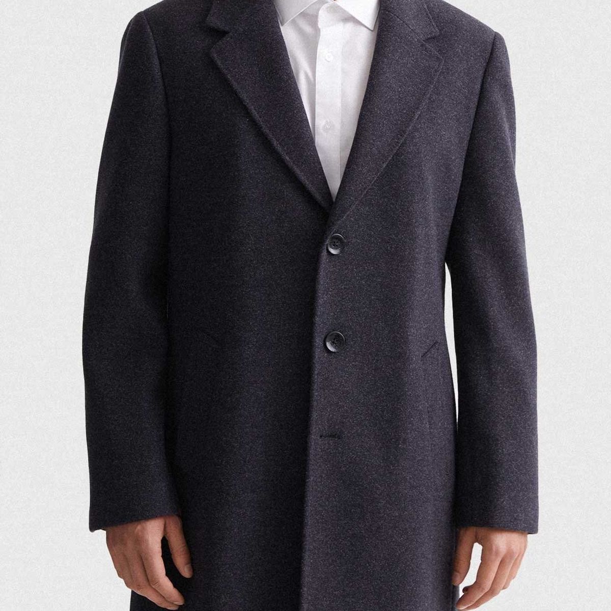 MAVIANNI - Abrigo hombre clasico gris