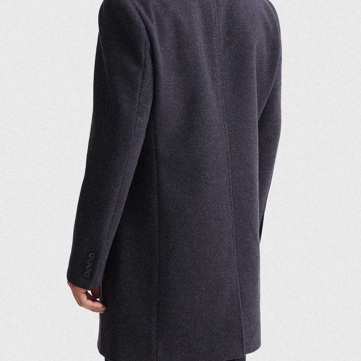 MAVIANNI - Abrigo hombre clasico gris