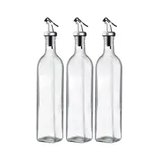 GENERICO - Pack 3 Botellas Para Aceite Vinagre Y Soya 250 Ml
