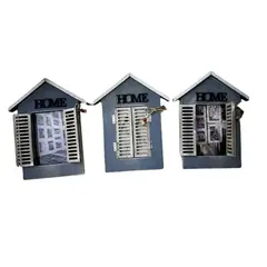 HOMASTTI - Pack 3 Marcos Foto Portarretrato Casita Home
