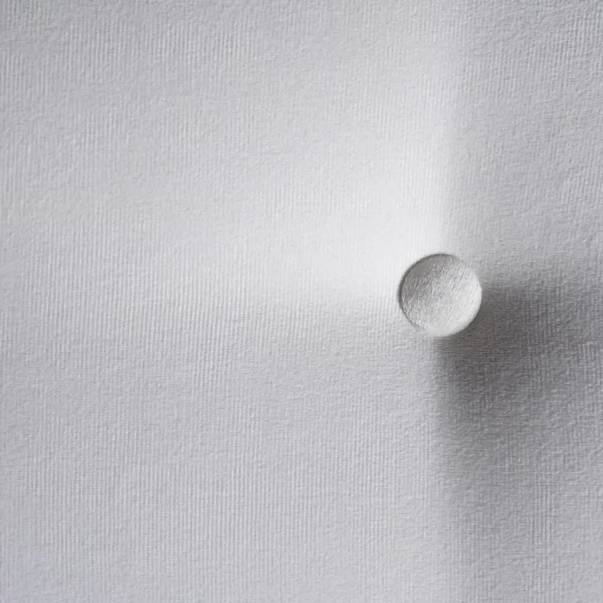 GENERICO - Respaldo Botoné AL PISO FELPA Blanco crudo 1.5 plazas