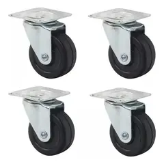 LISM - Pack 4 Ruedas Giratorias De 1 1/2 Pulgadas O 40mm 329003