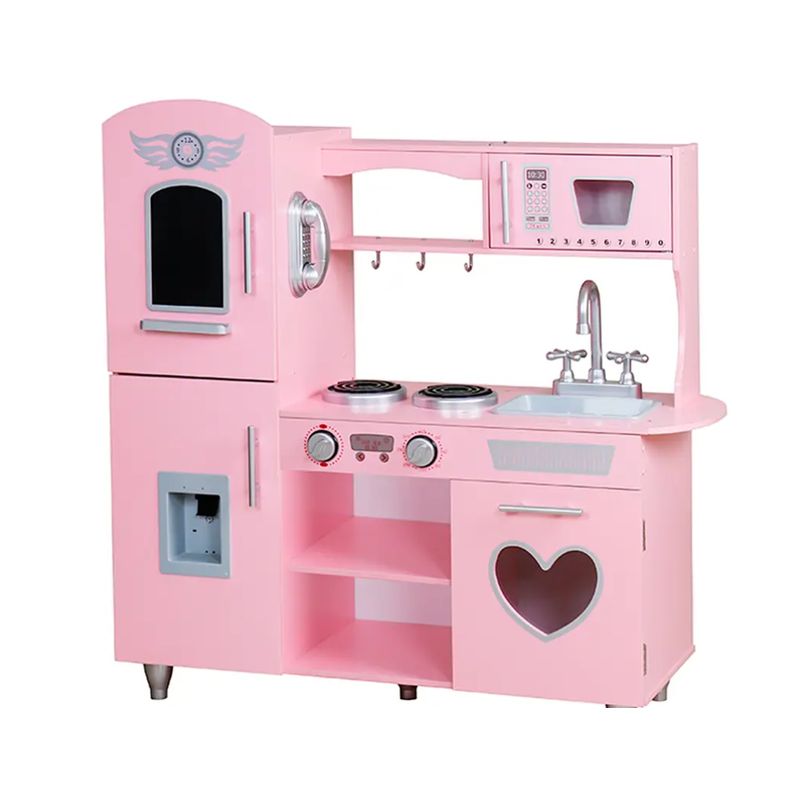 KIDSCOOL - FULL KITCHEN ROSADA CON ACCESORIOS