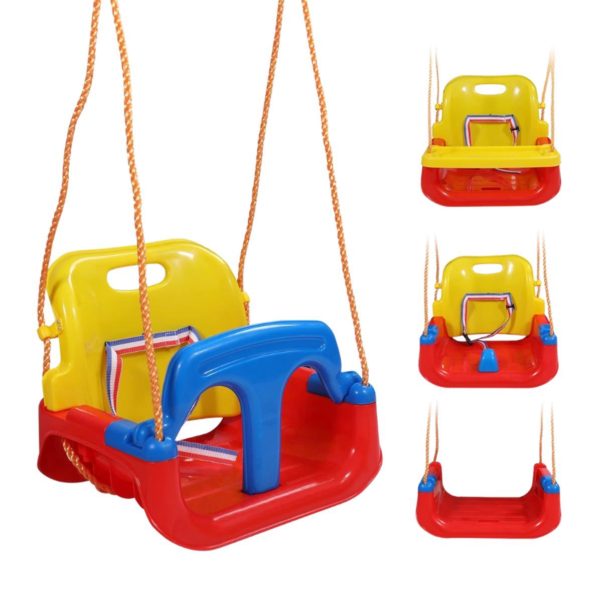 GENERICO - Columpio Silla 3 En 1 Ajustable Portátil Niños Asiento Bebé