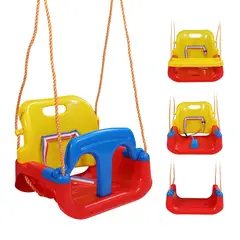GENERICO - Columpio Silla 3 En 1 Ajustable Portátil Niños Asiento Bebé