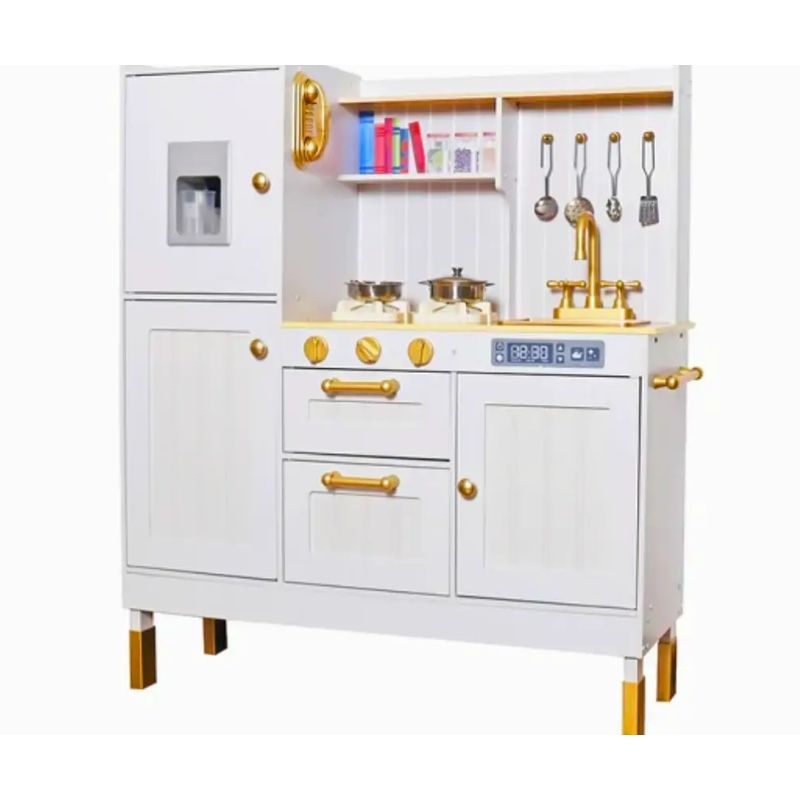 KIDSCOOL - COCINA BLANCA DORADA TOP CHEF