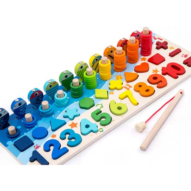 KIDSCOOL - PUZZLE DE MADERA MULTICOLOR