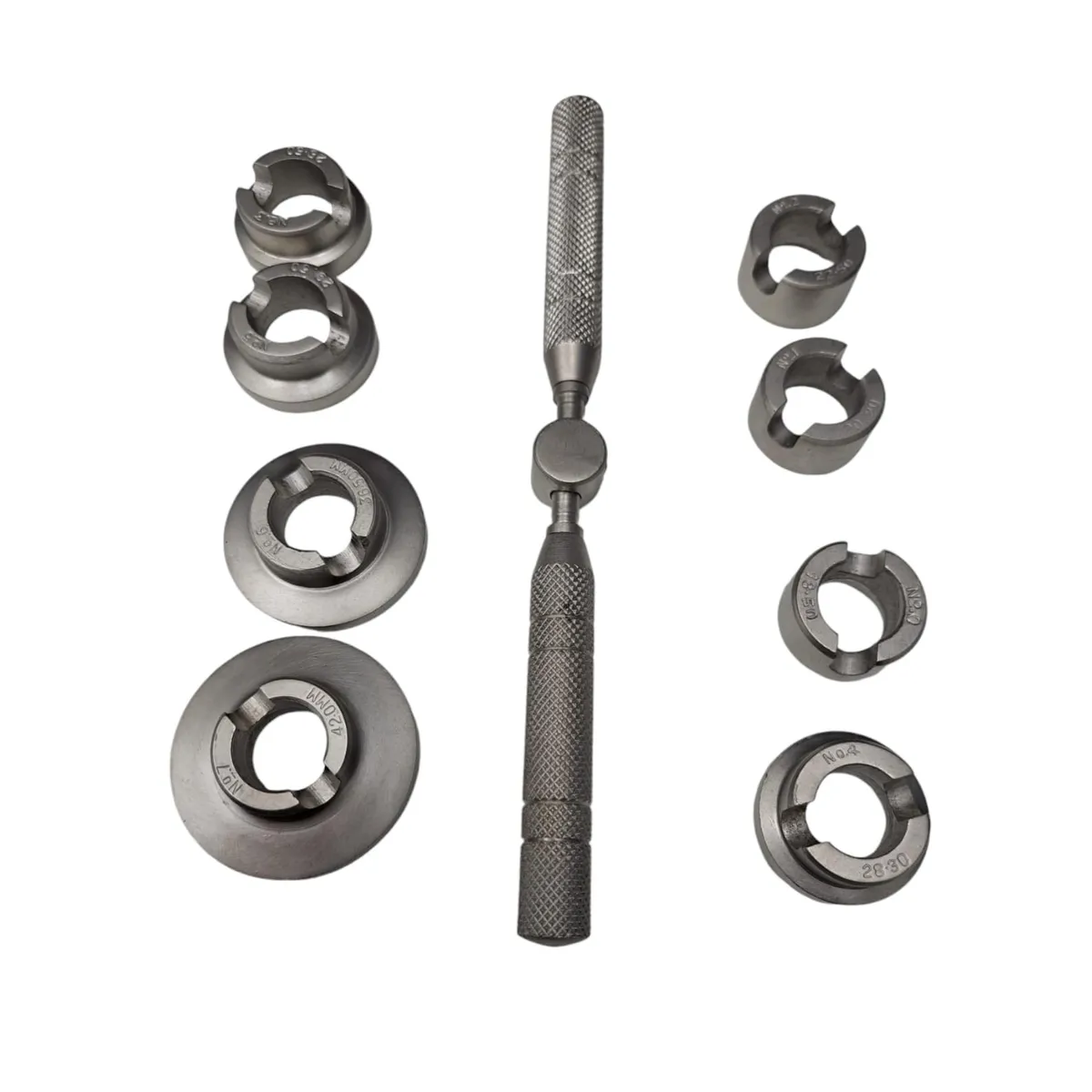 GENERICO - Abridor De Relojes Rolex Con 8 Troqueles