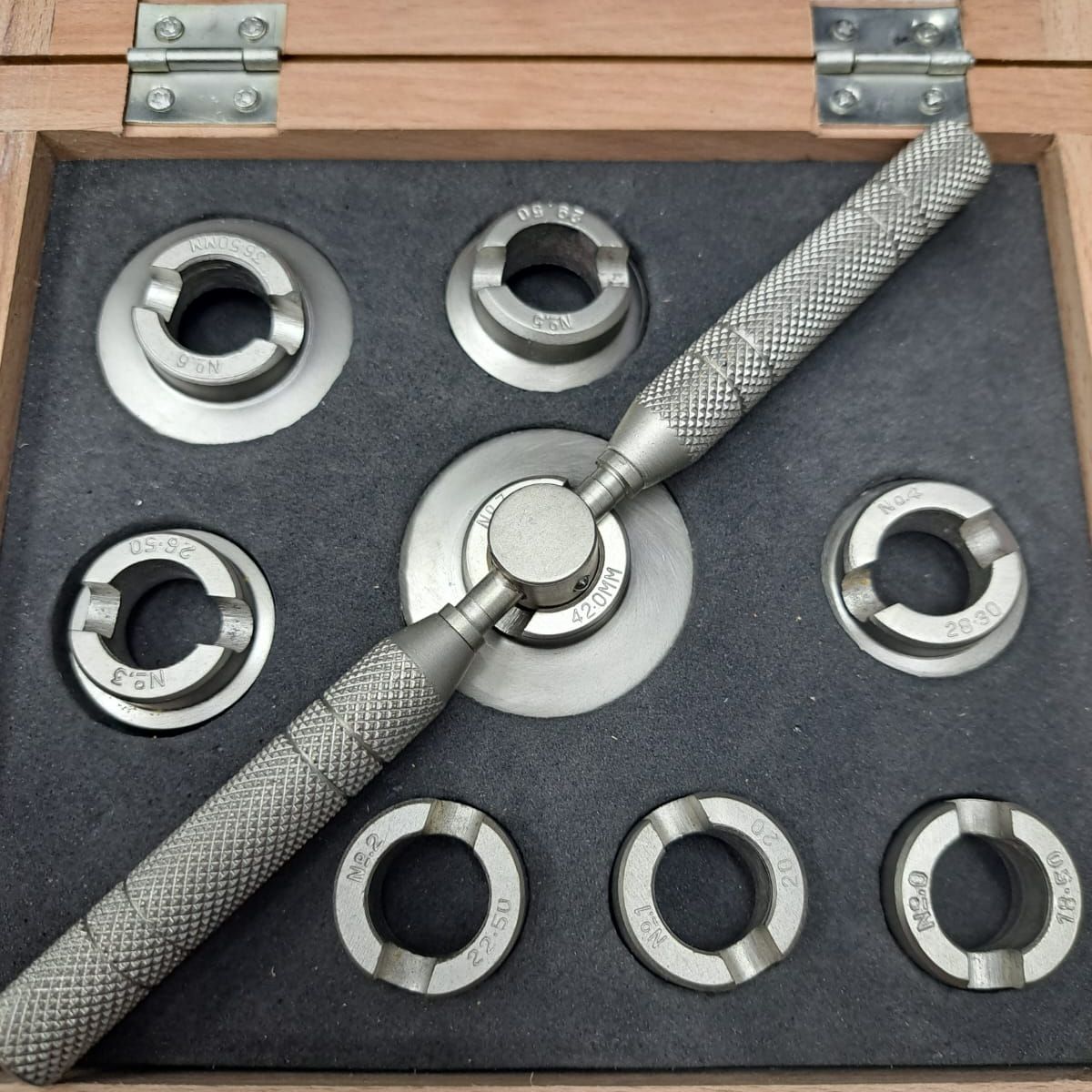 GENERICO - Abridor De Relojes Rolex Con 8 Troqueles