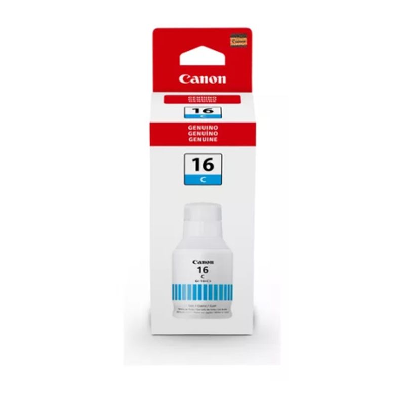 CANON - Botella de tinta Canon GI 16 Cian 132ml