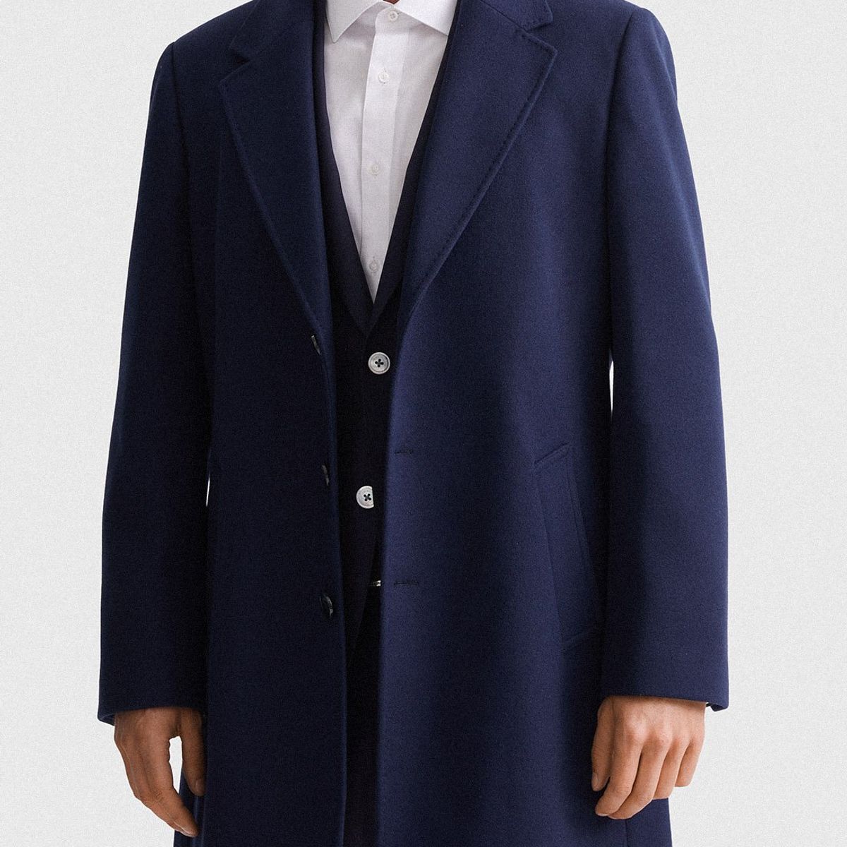MAVIANNI - Abrigo hombre clasico navy