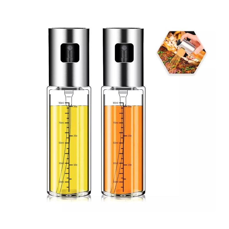 GENERICO - X2 Rociador De Aceite Aceitero Spray Alcuza Vinagre Limon