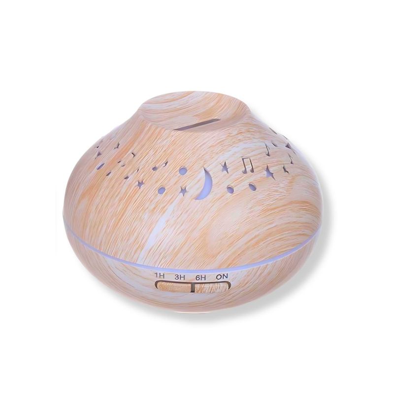 GENERICO - Humificador Difusor de Aire Luna y Estrellas LED Hogar