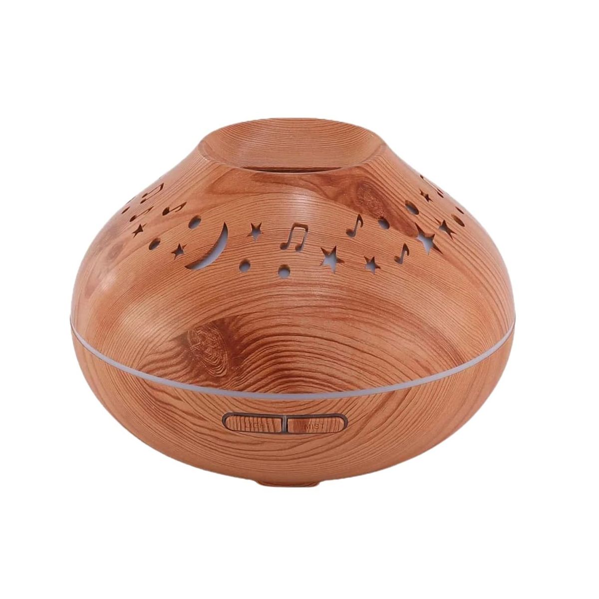 GENERICO - Humidificador Difusor de Aire Cafe Luna y Estrellas Led Hogar