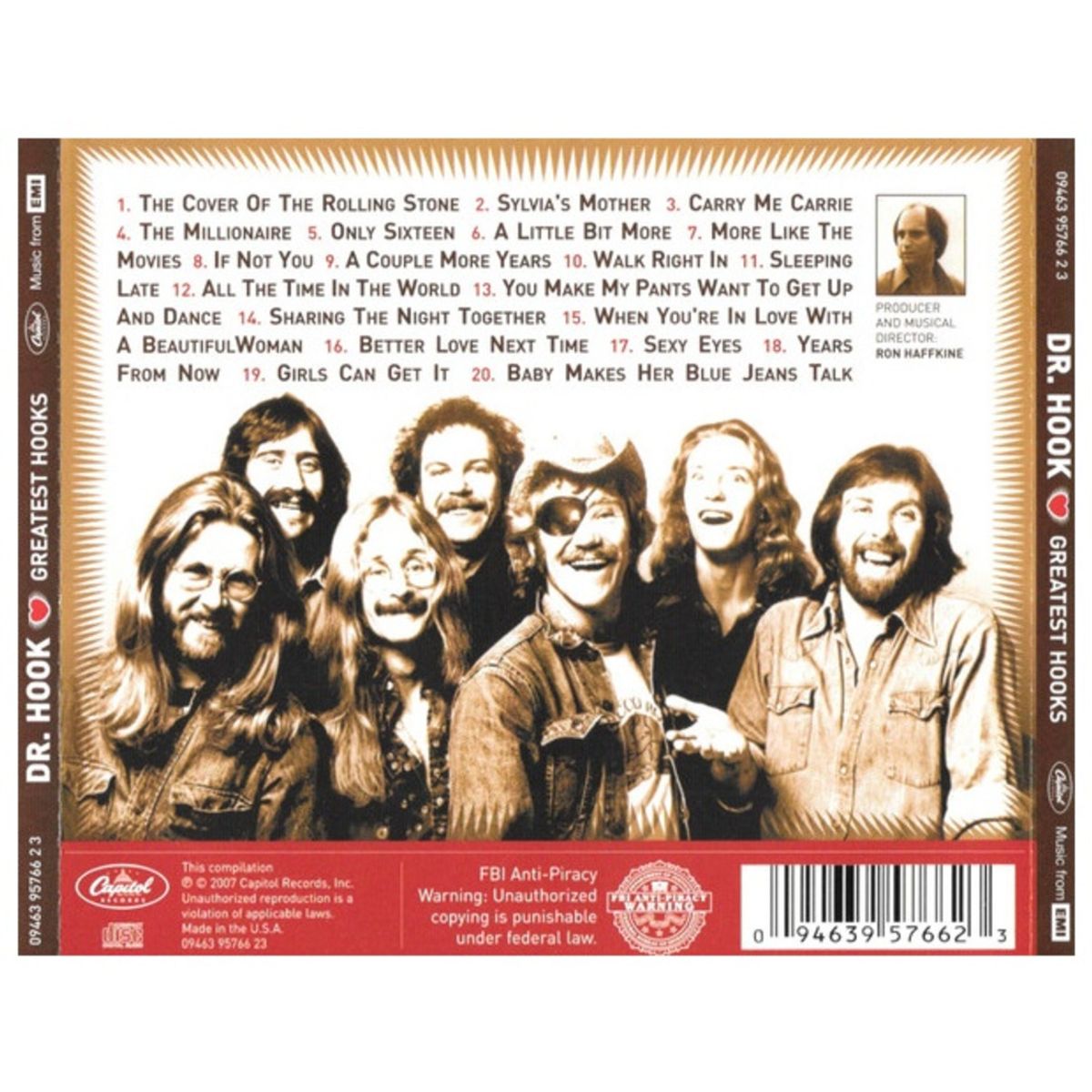 HITWAY MUSIC - DR. HOOK - GREATEST HOOKS - CD HITWAY MUSIC