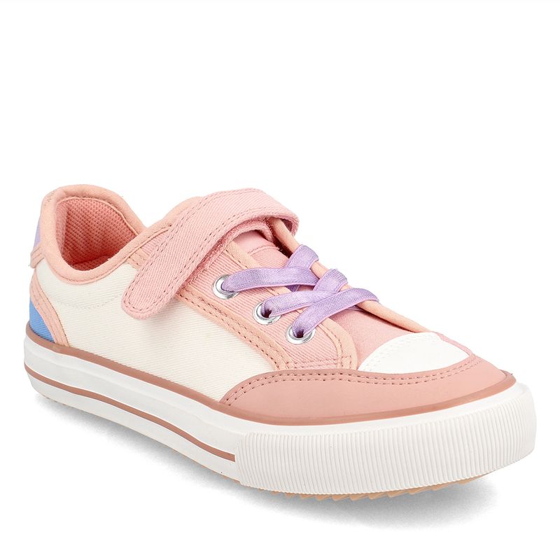 BUBBLE GUMMERS - Zapatilla Niña Bubblegummers Dickens Blanco-Rosado