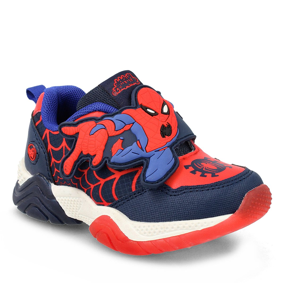 BUBBLE GUMMERS - Zapatilla Niño Bubblegummers Luces Spiderman Marvel Azul